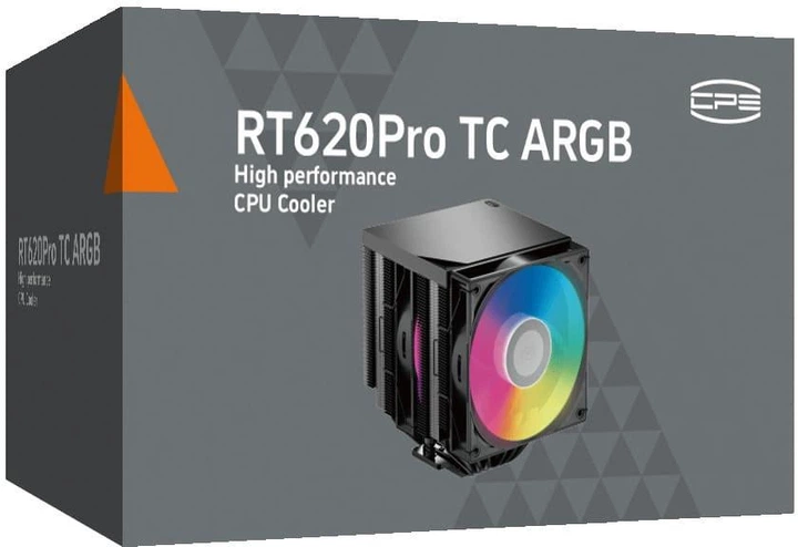 Кулер для процессора PcCooler RT620Pro TC ARGB Black (RT620Pro TC ARGB BK) - Фото 6 Кулер для процессора PcCooler RT620Pro TC ARGB Black (RT620Pro TC ARGB BK) - изображение 6
