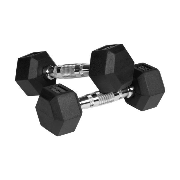 Гантелі Rebel Active HEX чавунні 2x3 кг - изображение 2