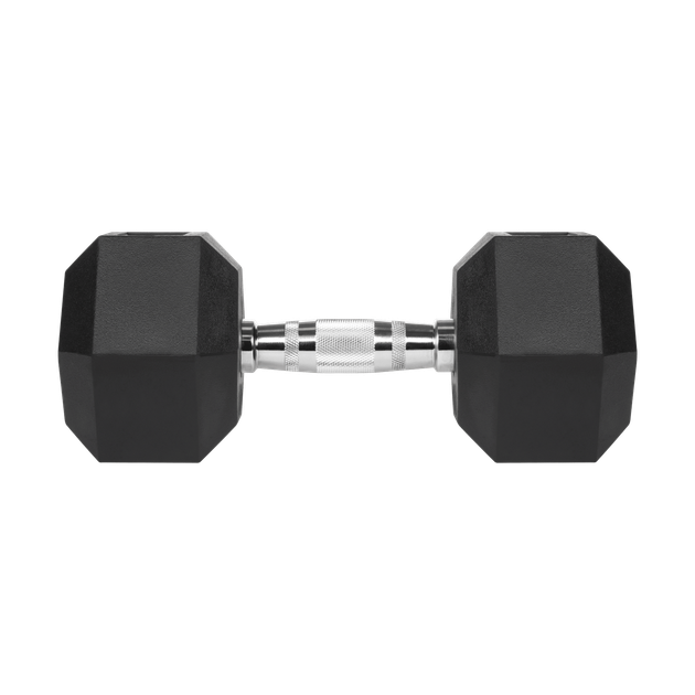 Гантелі Rebel HEX 2x15 кг з гумовим покриттям - изображение 4