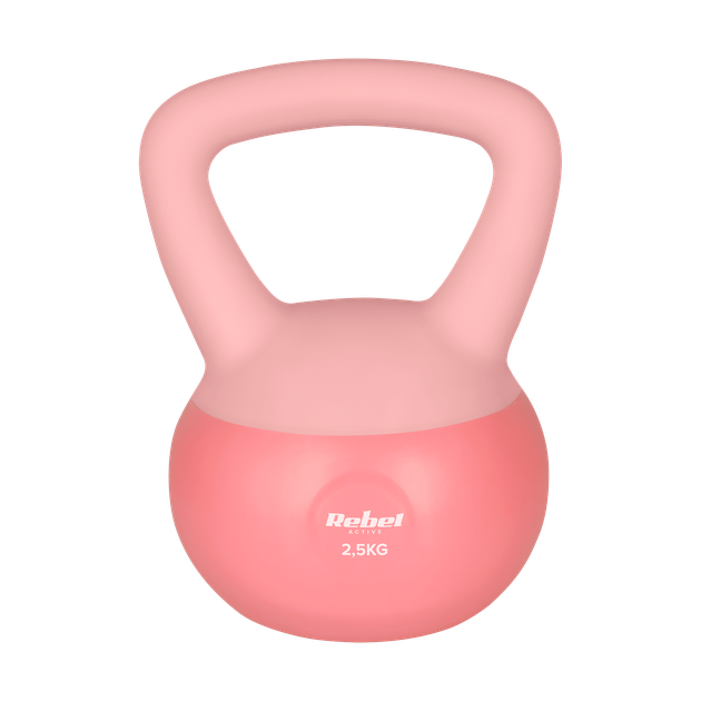 М'яка вінілова гиря для тренувань Rebel ACTIVE 2,5 кг - изображение 3