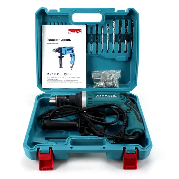 Дриль ударний Makita HP 1630 K - зображення 2
