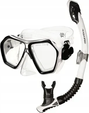 Набір маска і трубка Aqua Speed Blaze + Borneo, чорний - Фото 1 Набір маска і трубка Aqua Speed Blaze + Borneo, чорний - изображение 1