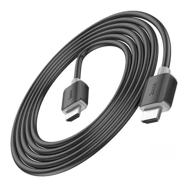 Кабель HDMI Hoco HDTV 2.0 Male-to-Male 1 м Черный (US08) - изображение 6