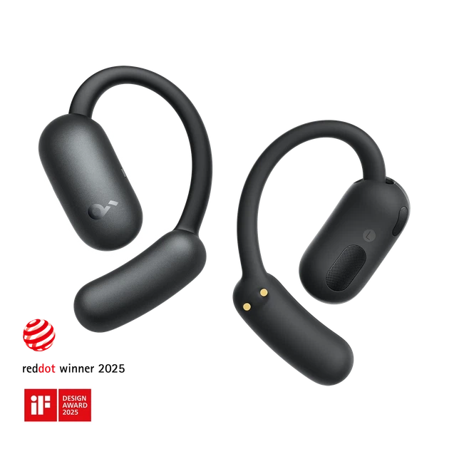 Беспроводные наушники Anker Soundcore AeroFit 2 Black, Hi-Res, LDAC, IP55, Wireless Charge - изображение 7