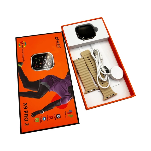 Смарт-часы W&O X9 Pro2 44mm Amoled IP67 алюминий Gold - изображение 2