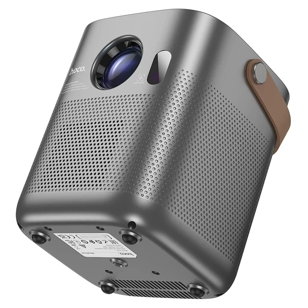 Проектор HOCO DT4 1280x720 Wi-Fi Bluetooth 2.4/5 ГГц 23.5-183" Металлический серый - изображение 6