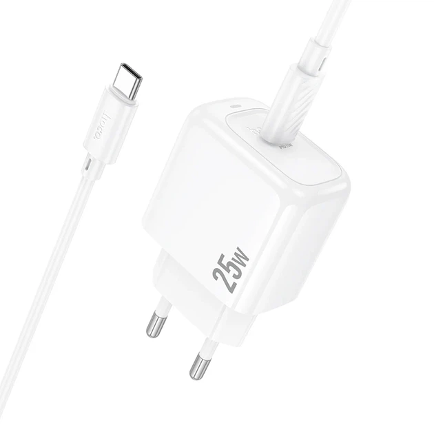Сетевое зарядное устройство HOCO CS53A PD 25W USB Type-C белое - изображение 6