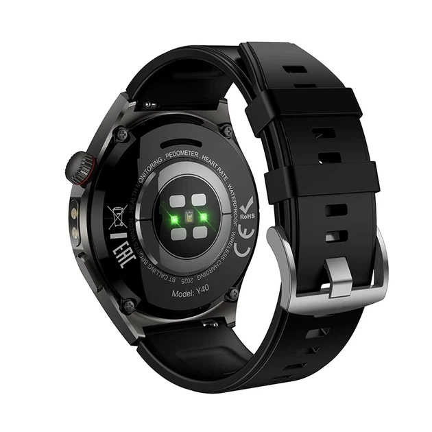 Смарт-годинник HOCO Y40 1,53" 315 mAh IP68 чорний - зображення 7