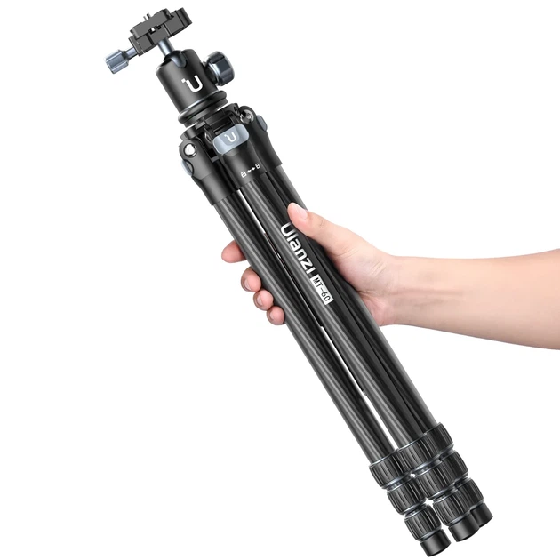 Штатив Ulanzi MT-60 Carbon Fiber 51-162 см чорний - зображення 9