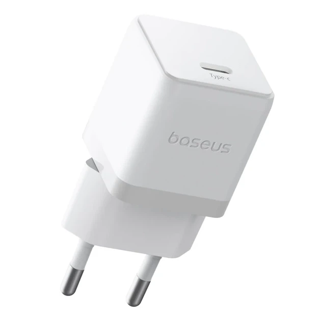 Сетевое зарядное устройство Baseus Palm Fast Charger 20W USB-C 1м Лунный белый - Фото 5 Сетевое зарядное устройство Baseus Palm Fast Charger 20W USB-C 1м Лунный белый - изображение 5