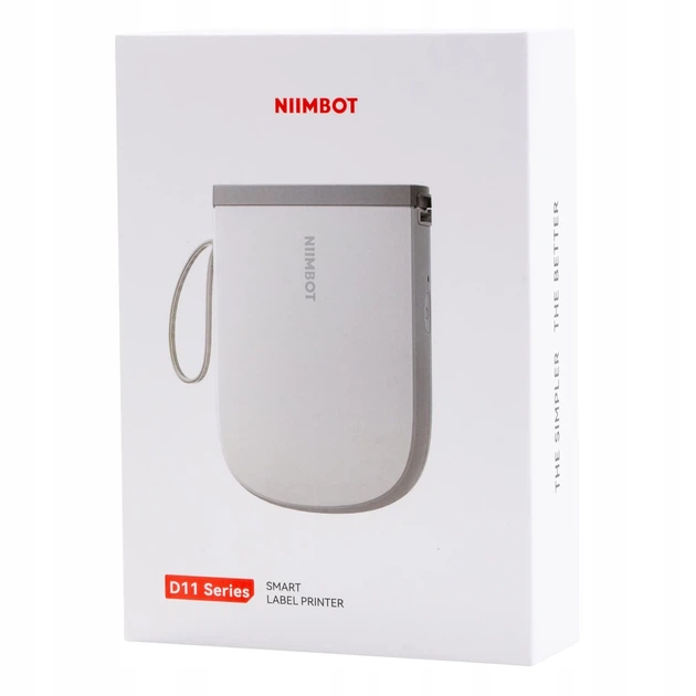 Термопринтер мобільний NIIMBOT D11_H 300 dpi 12 мм Білий - зображення 2