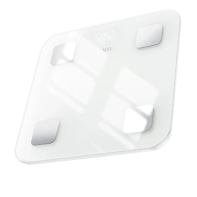 Весы напольные HOCO HI21 Smart с Bluetooth 180 кг 280x280 мм белый - изображение 3
