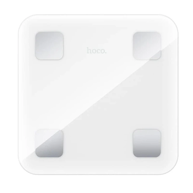 Весы напольные HOCO HI21 Smart с Bluetooth 180 кг 280x280 мм белый - изображение 6