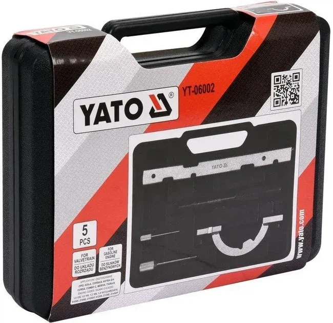 Набор фиксаторов ГРМ YATO для двигателей OPEL 5 предметов YT-06002 - изображение 4