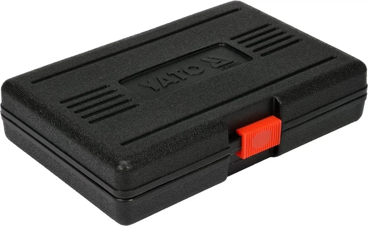 Набір екстракторів YATO квадрат 1/2" і 3/8" Cr-V Cr-Mo для видалення зламаних гвинтів 17 предметів YT-06033 - Фото 3 Набір екстракторів YATO квадрат 1/2" і 3/8" Cr-V Cr-Mo для видалення зламаних гвинтів 17 предметів YT-06033 - зображення 3
