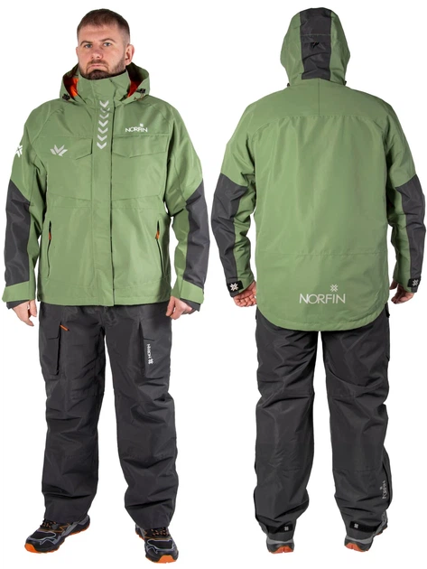 Костюм демісезонний Norfin ALPHA 2 NORTEX BREATHABLE S зелений - зображення 2