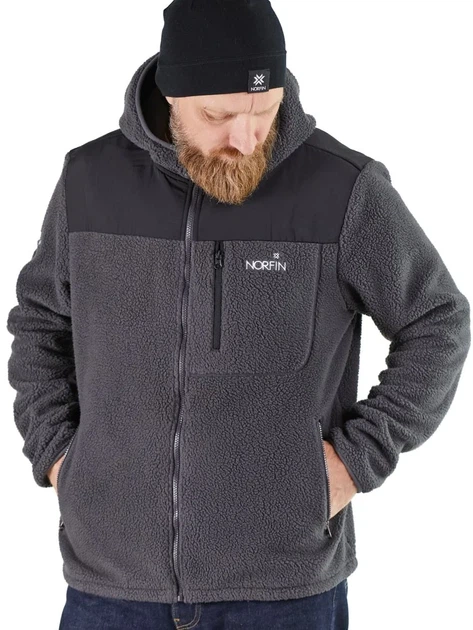Куртка флис Norfin POLARGUARD GR 03 зимняя 100% полиэстер размер L черная - Фото 4 Куртка флис Norfin POLARGUARD GR 03 зимняя 100% полиэстер размер L черная - изображение 4