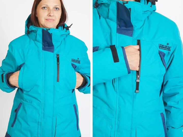 Костюм зимний Norfin Women SNOWFLAKE 2 XS Полиэстер Синий - Фото 11 Костюм зимний Norfin Women SNOWFLAKE 2 XS Полиэстер Синий - изображение 11