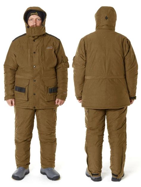 Костюм зимний Norfin Hunting WILD GREEN 04 XL не шуршащий матеріал хаки - зображення 2