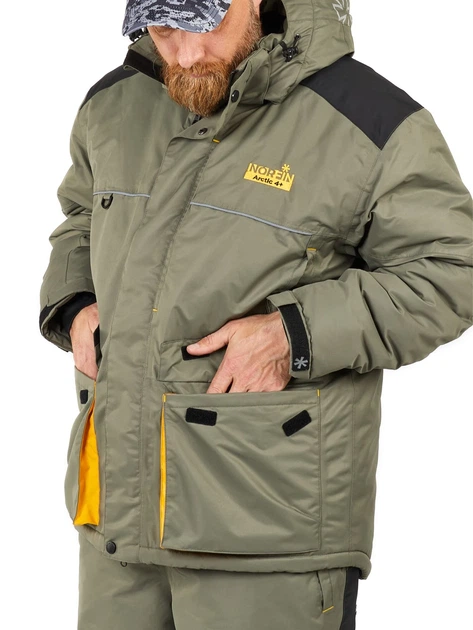Костюм зимний Norfin ARCTIC 4 -45ᵒC NORTEX BREATHABLE S зелёный - Фото 3 Костюм зимний Norfin ARCTIC 4 -45ᵒC NORTEX BREATHABLE S зелёный - изображение 3