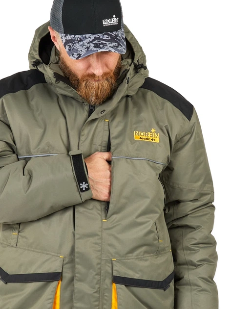 Костюм зимний Norfin ARCTIC 4 -45ᵒC NORTEX BREATHABLE S зелёный - Фото 4 Костюм зимний Norfin ARCTIC 4 -45ᵒC NORTEX BREATHABLE S зелёный - изображение 4