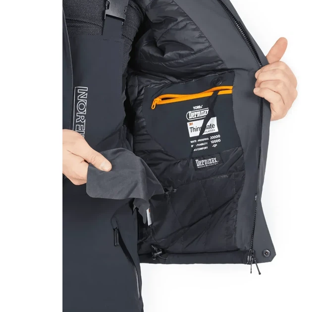 Костюм демисезонный Rebel Pro Gray 20000 мм Toray Dermizax One Size серый - изображение 11