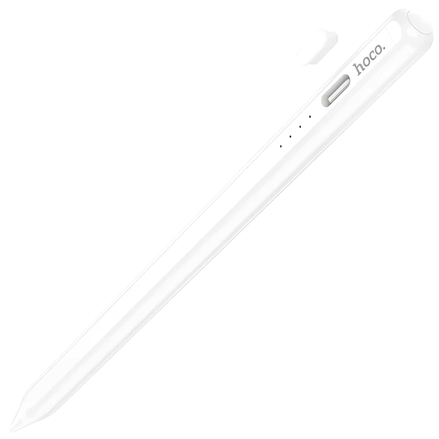 Стилус Hoco Smart Active Pad Bluetooth 130 мАч USB Type-C белый для iPad с распознаванием наклона и Palm Rejection - изображение 4