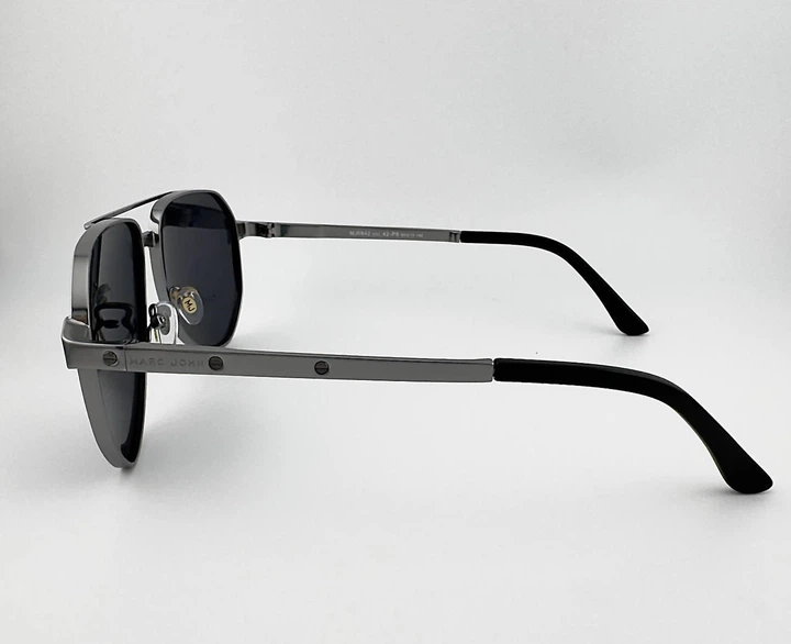 Мужские Cолнцезащитные Очки Авиаторы MARC JOHN MJ0842 Col.42-P8 Polarized с Поляризацией, Черные - Фото 3 Мужские Cолнцезащитные Очки Авиаторы MARC JOHN MJ0842 Col.42-P8 Polarized с Поляризацией, Черные - изображение 3