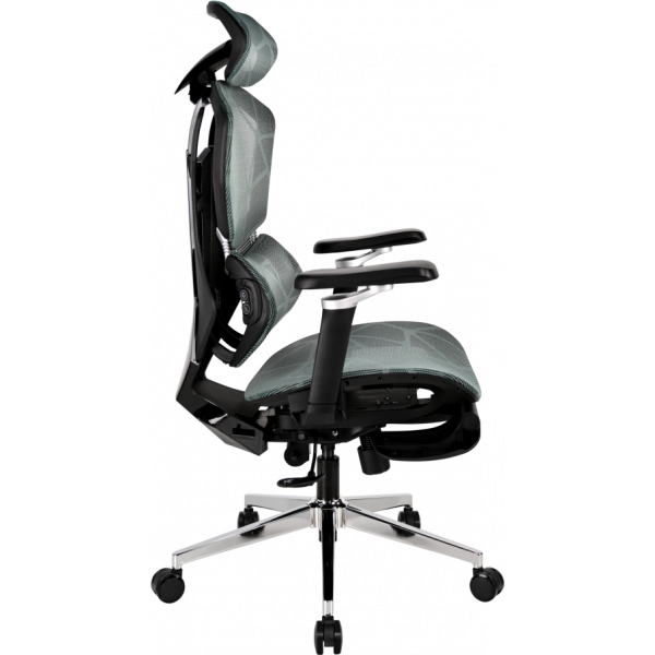 Геймерское кресло GT Racer X-7002 Black/Black/Green (Massage) - изображение 3