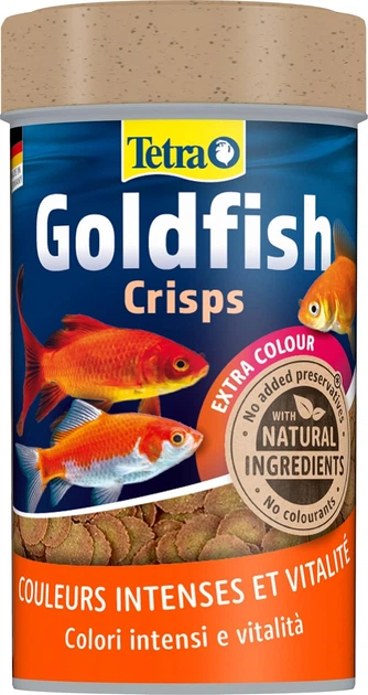 Корм для золотых рыб Tetra Goldfish Crisps в чипсах 100 мл 504665 - Фото 1 Корм для золотых рыб Tetra Goldfish Crisps в чипсах 100 мл 504665 - изображение 1