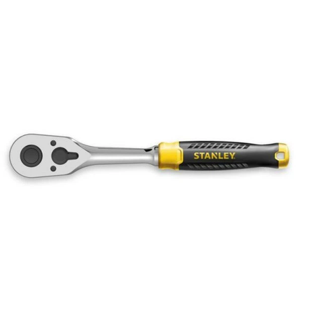 Трещотка STANLEY квадрат 1/2" 72 зуба шаг 5° быстросъемная STMT82665-0 - Фото 1 Трещотка STANLEY квадрат 1/2" 72 зуба шаг 5° быстросъемная STMT82665-0 - изображение 1
