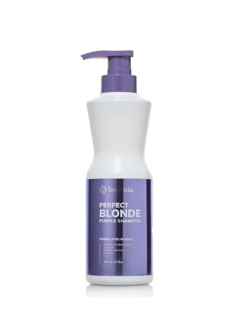 Шампунь для фарбованого волосся Bogenia Perfect Blonde BG418 №001, 500 мл - Фото 1 Шампунь для фарбованого волосся Bogenia Perfect Blonde BG418 №001, 500 мл - изображение 1
