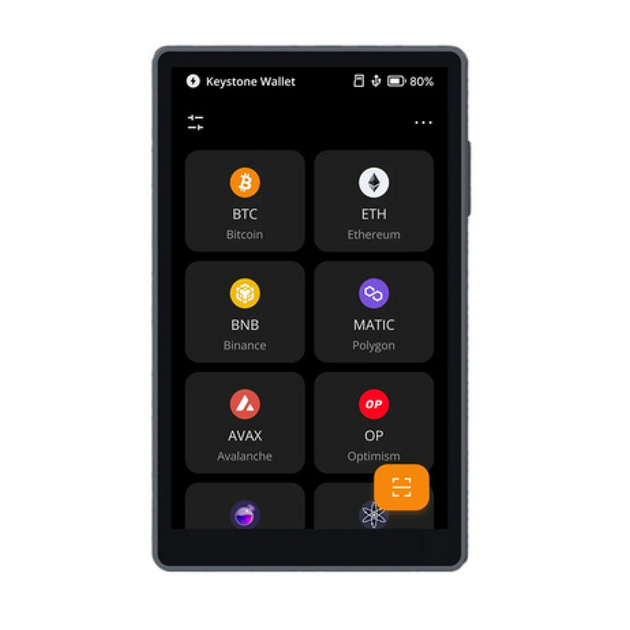 Аппаратный криптогаманец Keystone 3 Pro 4" сенсорный экран 1000 мАч USB-C QR - изображение 2