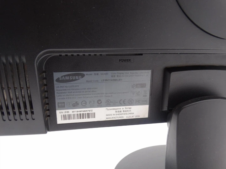 Монітор Samsung 943NW 19" (б/в) - зображення 4