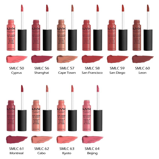 Матовая помада-крем NYX Cosmetics Soft Matte Lip Cream (8 мл) San Francisco (SMLC58) - Фото 3 Матовая помада-крем NYX Cosmetics Soft Matte Lip Cream (8 мл) San Francisco (SMLC58) - изображение 3