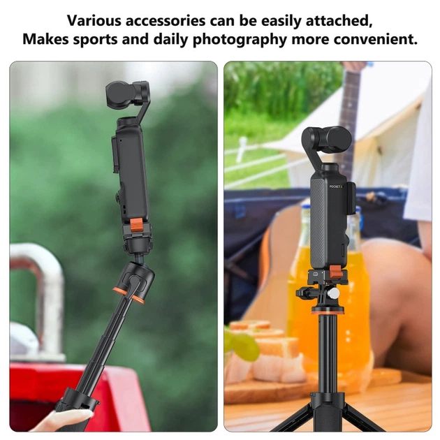 Зарядная база Puluz PU734B для DJI Osmo Pocket 3 Type-C с быстросъемным креплением адаптером 1/4" - изображение 7