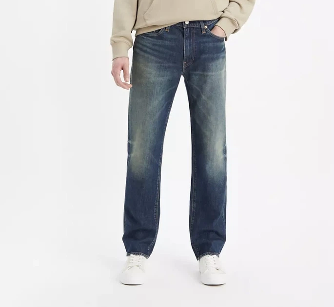 Джинси чоловічі Levi's з потертостями 630 Carlos Matrix 31/34 темно-сині - Фото 2 Джинси чоловічі Levi's з потертостями 630 Carlos Matrix 31/34 темно-сині - зображення 2
