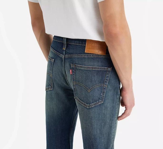 Джинси чоловічі Levi's з потертостями 630 Carlos Matrix 31/34 темно-сині - Фото 5 Джинси чоловічі Levi's з потертостями 630 Carlos Matrix 31/34 темно-сині - зображення 5