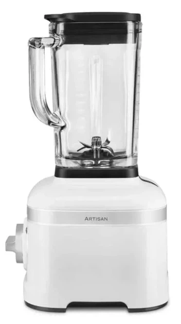 Блендер KitchenAid Artisan K400 1,4 л 5KSB4026EWH зі скляним стаканом білий - зображення 2