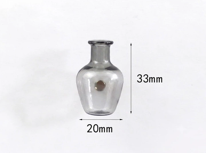 Магнітна міні-ваза для котячих вусів на холодильник Glass Cat Whiskers Holder Magnet, 33х20 мм Black - Фото 2 Магнітна міні-ваза для котячих вусів на холодильник Glass Cat Whiskers Holder Magnet, 33х20 мм Black - изображение 2