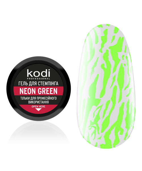 Гель для стемпинга Stamping Gel Neon Green, 4 мл - Фото 1 Гель для стемпинга Stamping Gel Neon Green, 4 мл - изображение 1