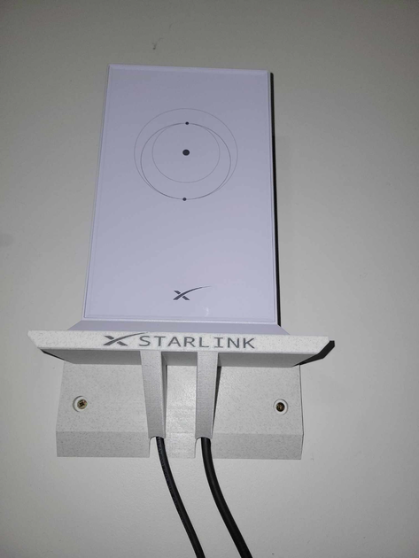 Настінне кріплення для роутера Starlink Gen 2 - Starlink Router Gen 2 Wall Mount - тримач із каналами для кабелі - Фото 7 Настінне кріплення для роутера Starlink Gen 2 - Starlink Router Gen 2 Wall Mount - тримач із каналами для кабелі - изображение 7