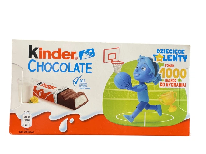 Молочний шоколад Kinder Chocolate з молочною начинкою 100 г (40084701) - Фото 1 Молочний шоколад Kinder Chocolate з молочною начинкою 100 г (40084701) - изображение 1