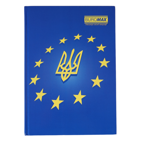 Книга канцелярська тверда обкладинка А4 192 аркуші # офсет BUROMAX UKRAINE (4) /BM.2404i/ - Фото 3 Книга канцелярська тверда обкладинка А4 192 аркуші # офсет BUROMAX UKRAINE (4) /BM.2404i/ - изображение 3