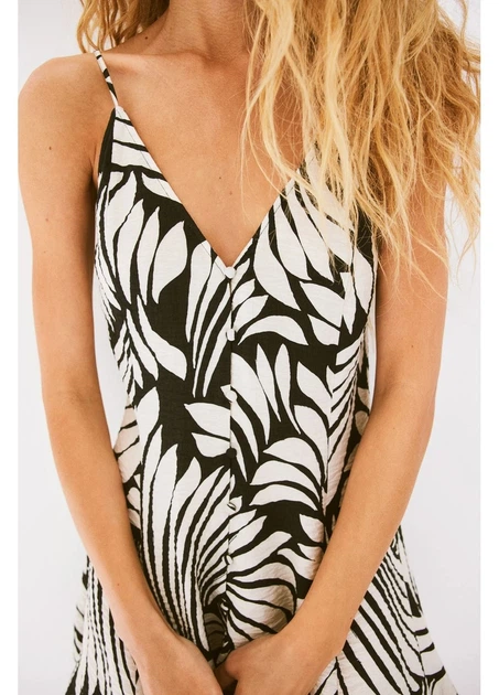 Сарафан женский летний H&M 271233207_blackwhite L Черный/Белый (2727000126643) - изображение 2