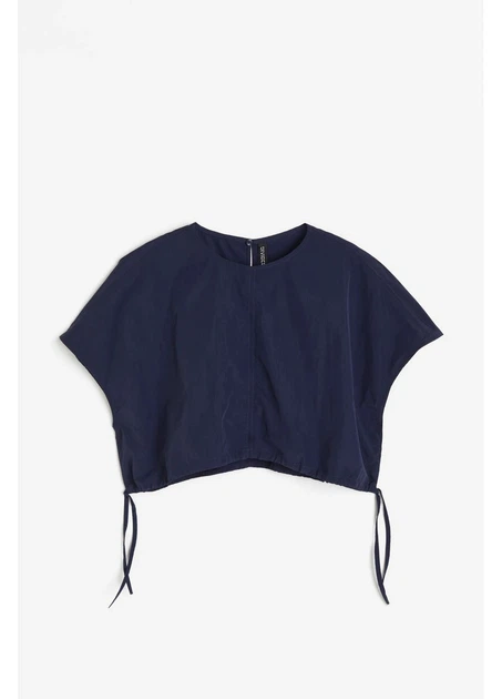 Топ женский H&M 271218152 XXS Темно-синий (2727000131593) - изображение 2