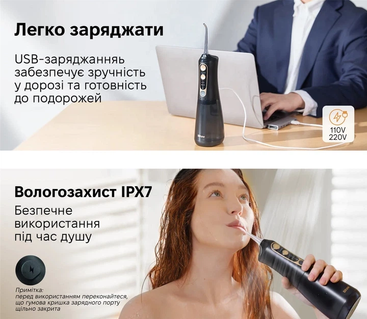 Іригатор Bitvae BVC6 black - изображение 7