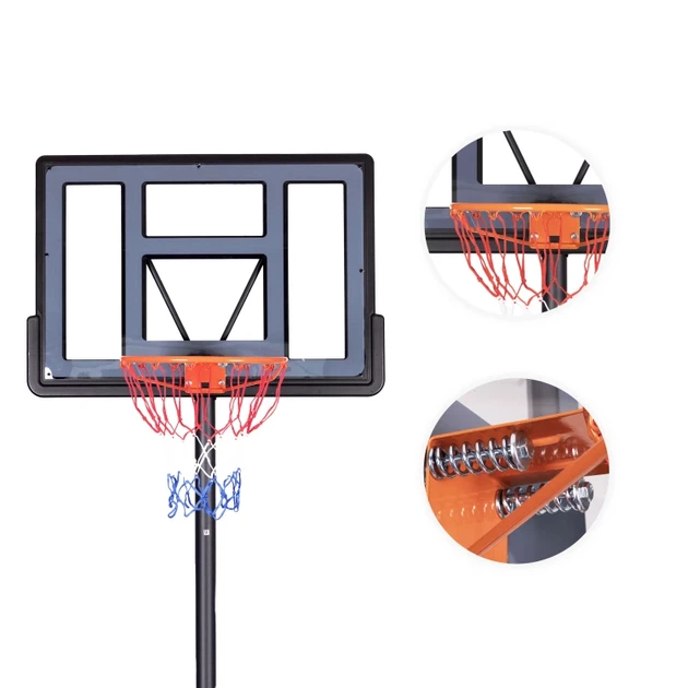 Kosz do koszykówki MovePro Regulowana wysokość 150-305 cm  QSG-S003-21A (5905817009817) - obraz 2