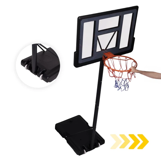Kosz do koszykówki MovePro Regulowana wysokość 150-305 cm  QSG-S003-21A (5905817009817) - obraz 3