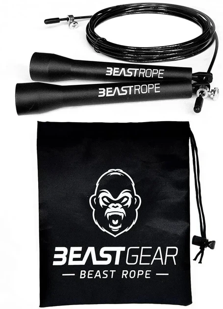 Скакалка Beast Gear Beast Rope профессиональная скоростная регулируемая + сумка - изображение 4